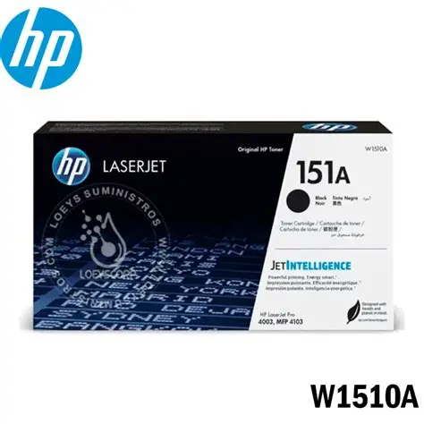  TONER PRINTLINE W1510A / 151A. 3050 PAG. HP